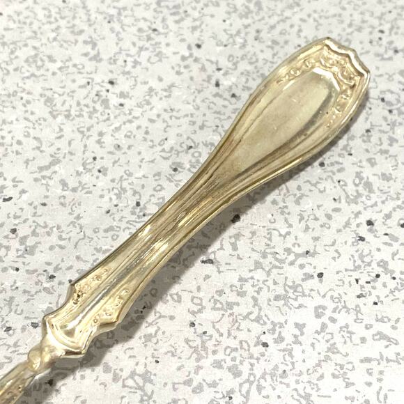 Oneida Silverplate Twisted Handle Butter Knife Spreader Irving Garland 1916 - Picture 5 of 8